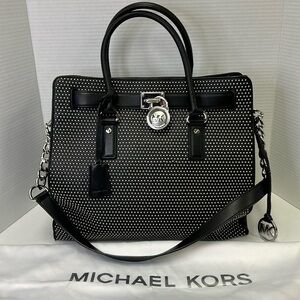 Michael Kors Microstud Hamilton Bag and Dust Bag